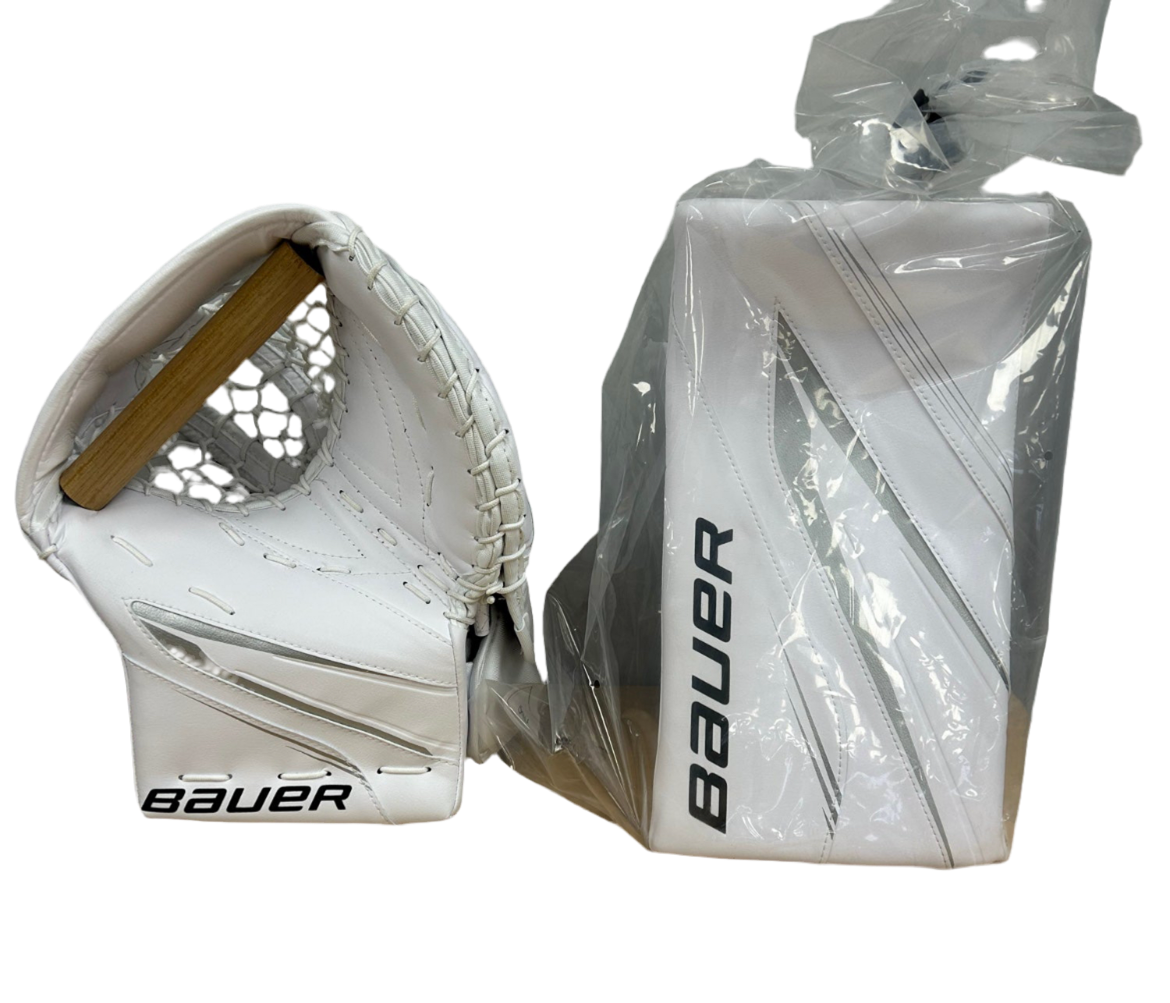 Bauer MV Pro Int. Glove & Blocker - White