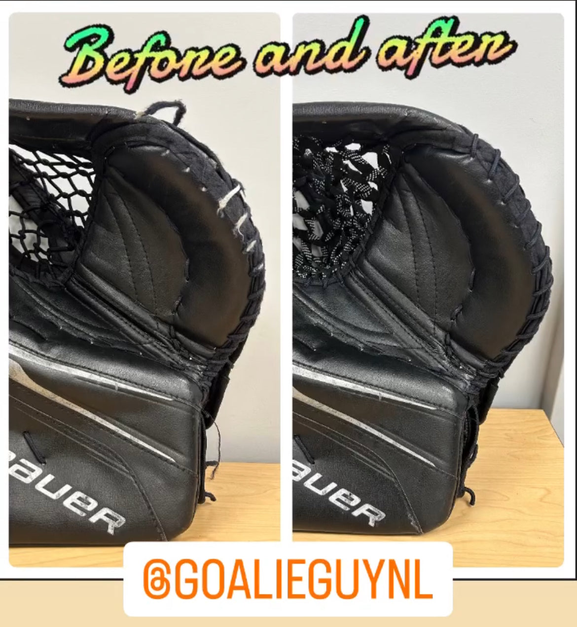 Goalie Glove Repair