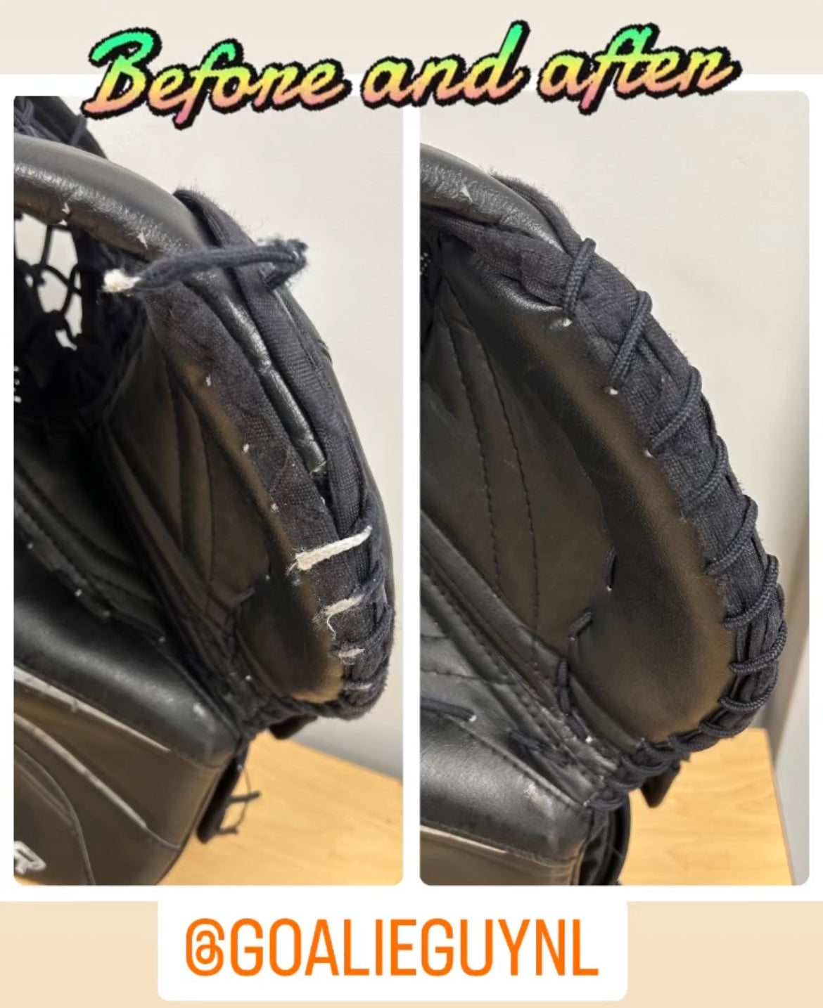 Goalie Glove Repair