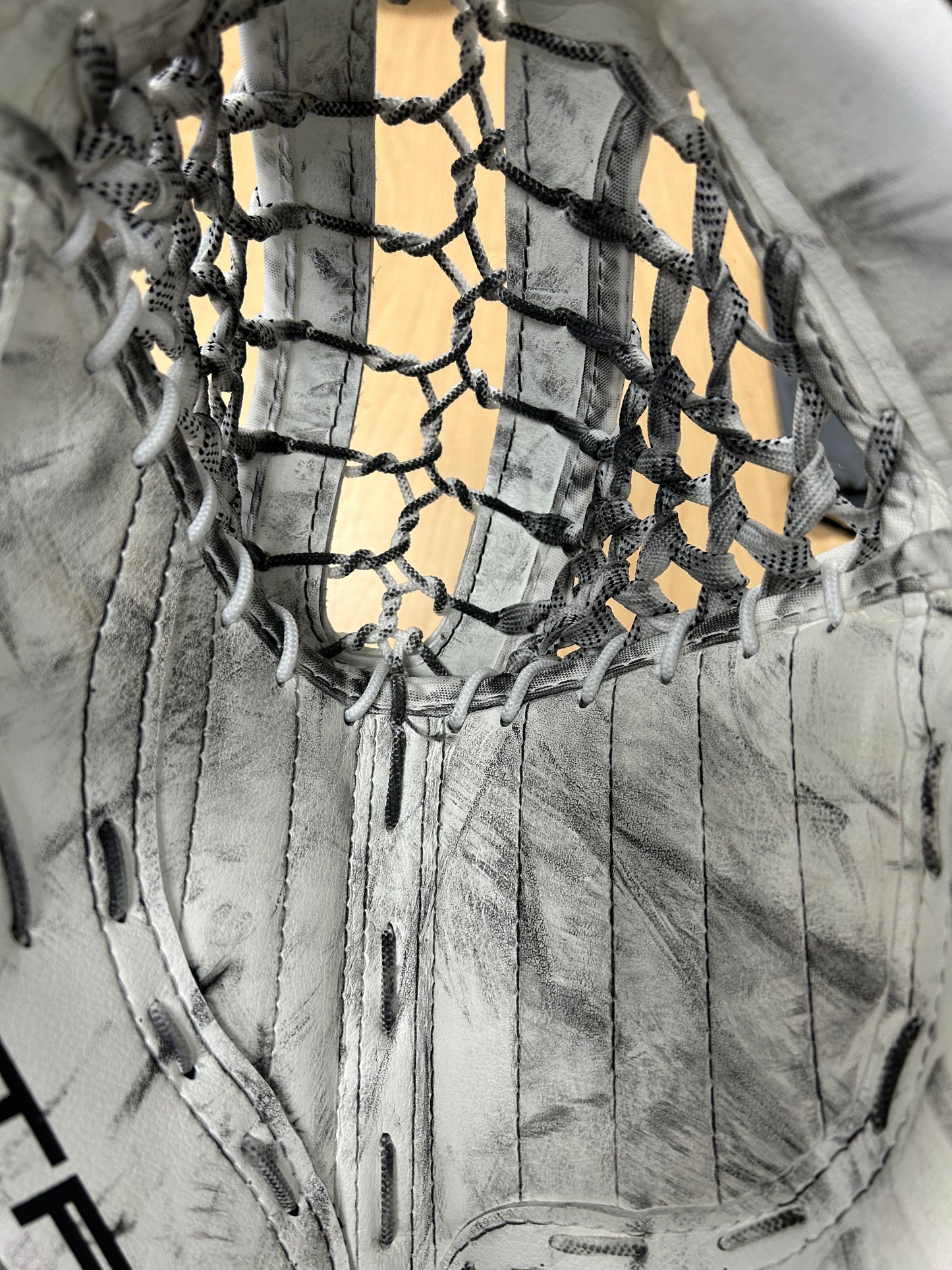 Goalie Glove Perimeter Lacing
