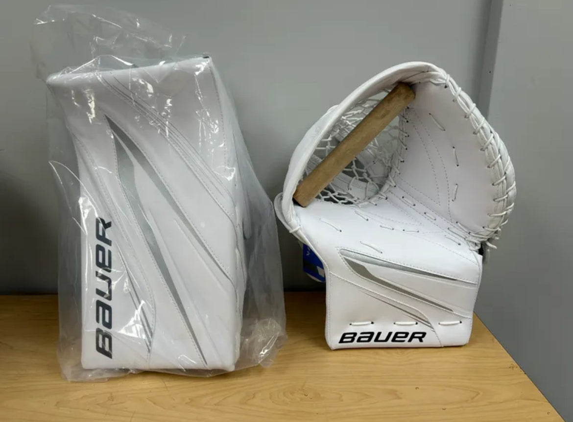 Bauer MV Pro Sr. Glove & Blocker - White