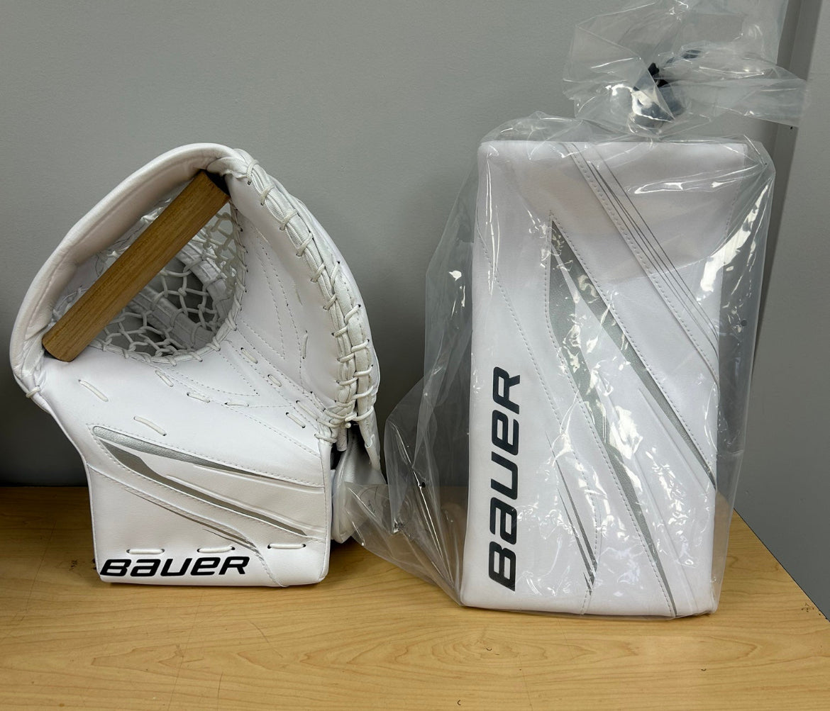 Bauer MV Pro Int. Glove & Blocker - White